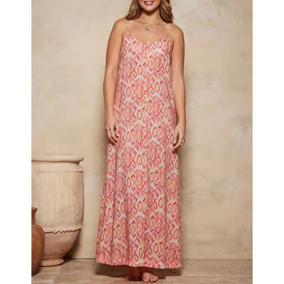 Rust Cleo Mara Maxi Dress  