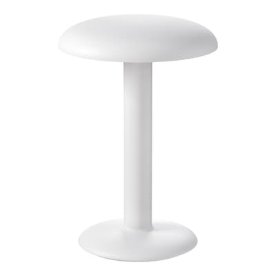 Gustave Portable Table Lamp, Matte White