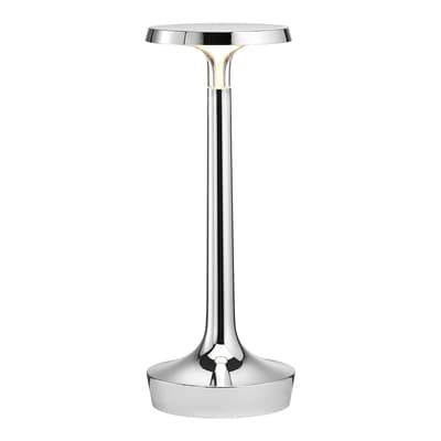 Bon Jour Unplugged Table Lamp, Chrome