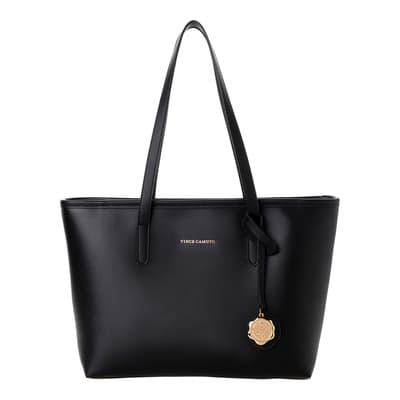Black Taormina Tote Bag