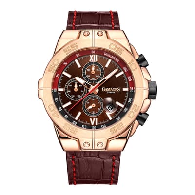 Men's Brown Gamages of London Turbulence Watch 48mm