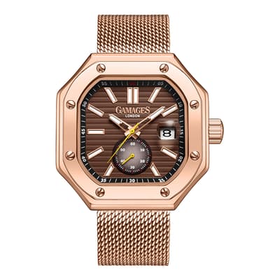 Men's Gold Gamages of London Octave Watch 44mm