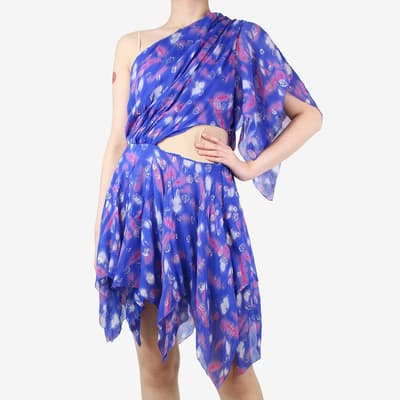 Isabel Marant Blue And Pink Dress UK 12