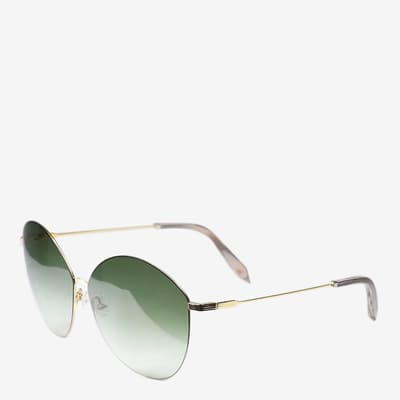 Victoria Beckham Green Ombre Lense Sunglasses