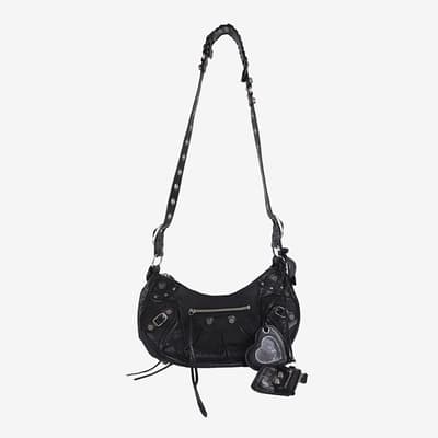 Balenciaga Black Le Cagole Shoulder Bag 