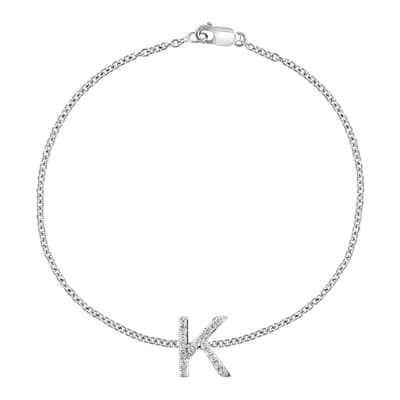 Diamond K  Bracelet                                                                                                                                                                        