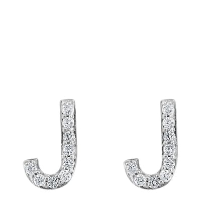 Diamond J Earrings                                                                                                                                                                        