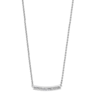 Diamond Curve Necklace                                                                                                                                                               