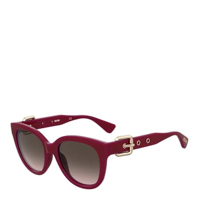 Women's Burgundy Moschino Sunglasses 55mm