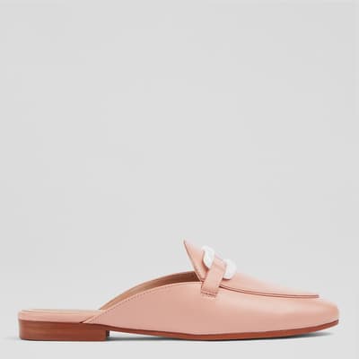 Pink Leather Evelyn Loafer 