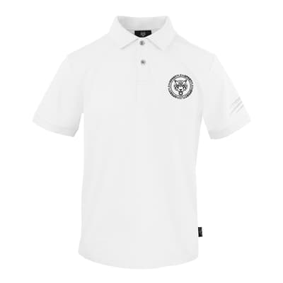 White Logo Polo Shirt 