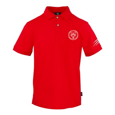 Red Logo Polo Shirt 