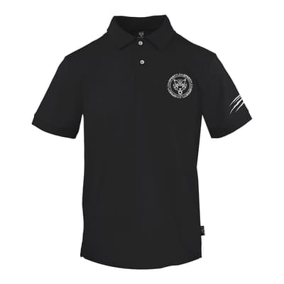 Black Logo Polo Shirt 