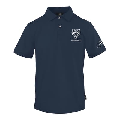 Navy Logo Polo Shirt 