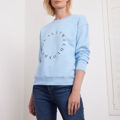 Blue Organic Cotton Sweatshirt 