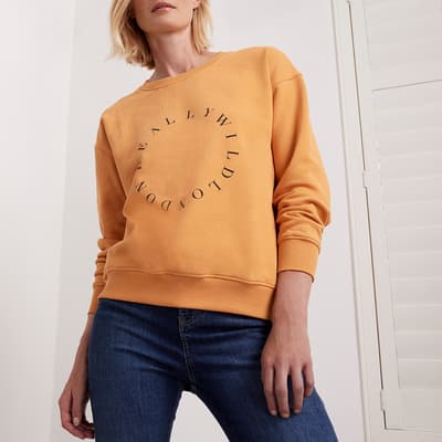 Orange Organic Cotton Sweatshirt 