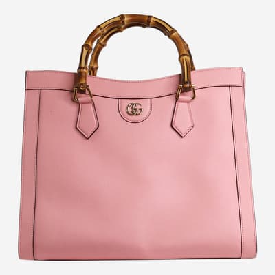 Gucci Pink Diana Top Handle Bag 