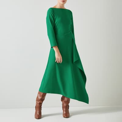 Green Lena Midi Dress