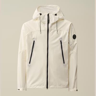 White Pro-Tek Hooded Jacket