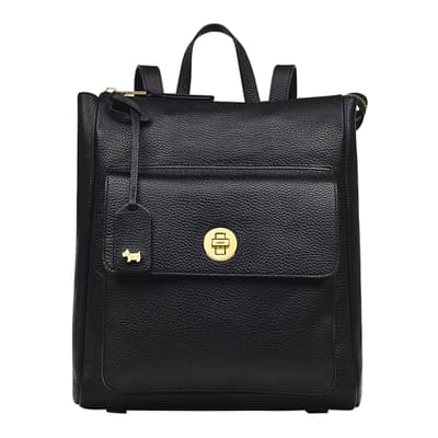 Black Colebrook Medium Zip Top Backpack 