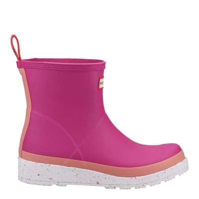 Women's Pink Play Short Ankle Boot
