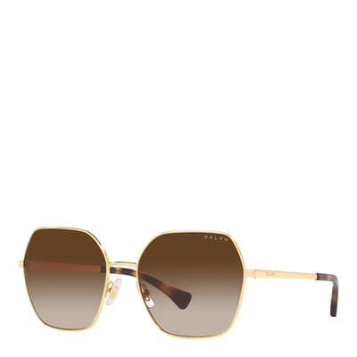 Shiny Gold Sunglasses 58mm