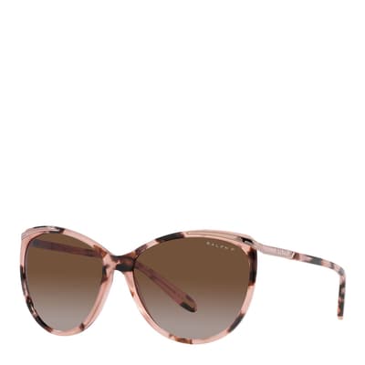 Shiny Pink Havana Sunglasses 59mm