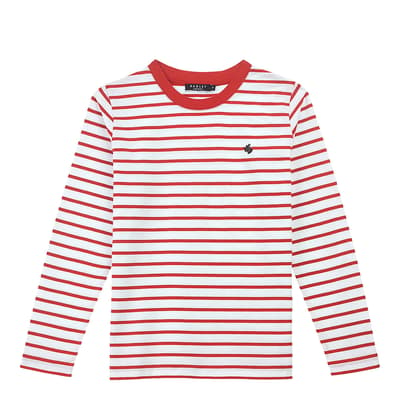 Red Linden Gardens - Long Sleeve Striped T-Shirt