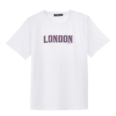 White Radley London Printed Crew Neck T-Shirt 