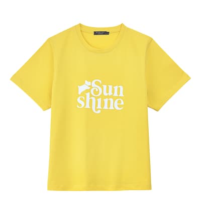 Yellow Sunshine Seeker Graphic Boxy T-Shirt 