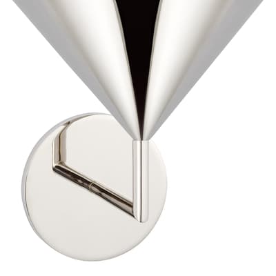 Orsay Small Single Sconce in Polished Nickel