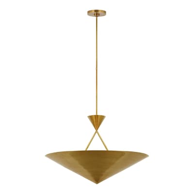 Orsay Medium Chandelier in Hand-Rubbed Antique Brass