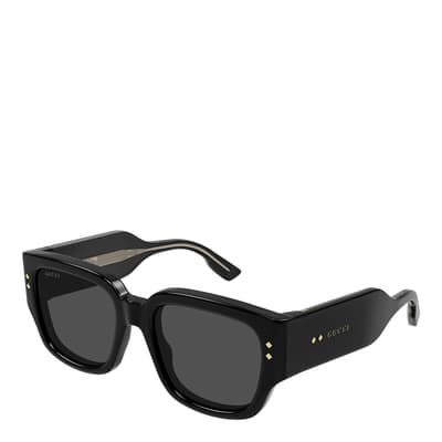 Men's Black/Grey Gucci Sunglasses 54mm