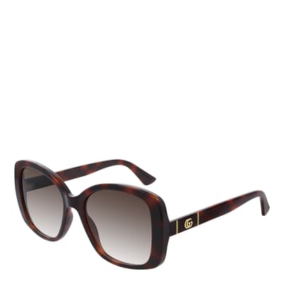 Women's Brown Gucci Sunglasses 56mm