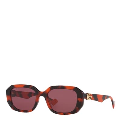 Women's Tortoise Gucci Sunglasses 54mm