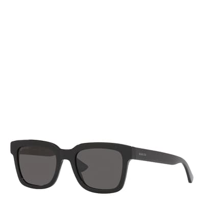Men's Black/Grey Gucci Sunglasses 52mm