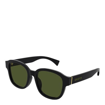 Men's Black/Green Gucci Sunglasses 54mm