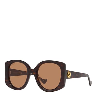 Women's Brown Gucci Sunglasses 53mm