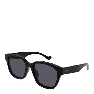 Men's Black/Grey Gucci Sunglasses 57mm