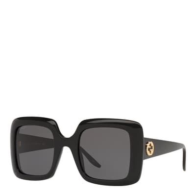 Women's Black/Grey Gucci Sunglasses 52mm