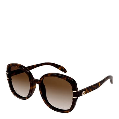 Women's Brown Gucci Sunglasses 57mm