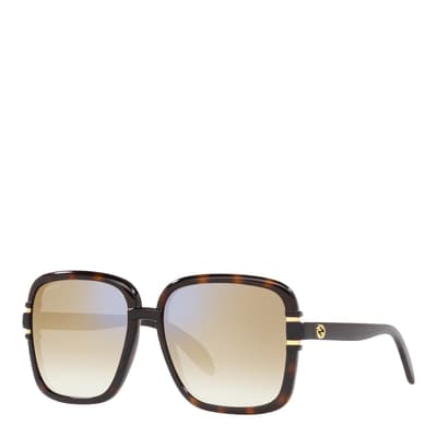 Women's Brown Gucci Sunglasses 59mm