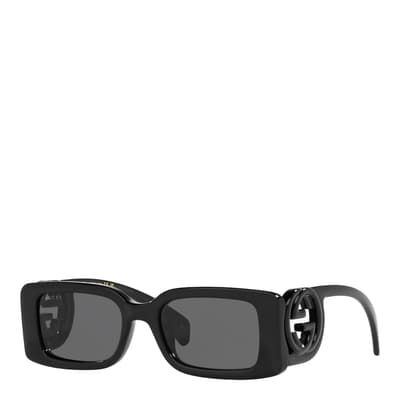 Women's Black/Grey Gucci Sunglasses 54mm