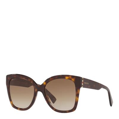 Women's Brown Gucci Sunglasses 54mm