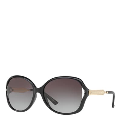 Women's Black/Grey Gucci Sunglasses 60mm