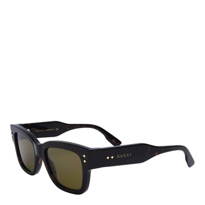 Men's Brown Gucci Sunglasses 53mm