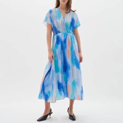 Multi Joie V-Neck Midi Dress