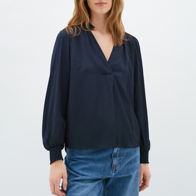 Navy HuxieI Blouse