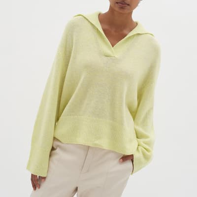 Yellow Wool blend Pullover