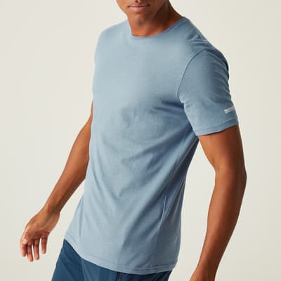 Blue Cotton Tait T-Shirt